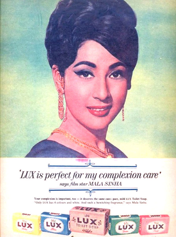 Mala Sinha 1960s Indian Movie Star Vintage Beauty Lux Ad Flickr