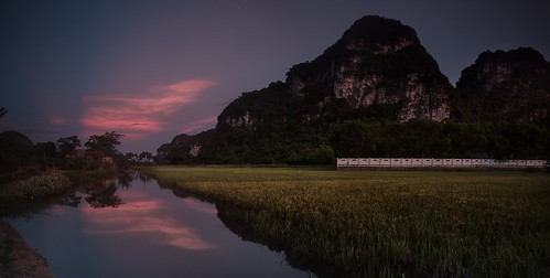longexposure sunset mountains reflection clouds landscape vietnam vn tamcoc nimhbinh ninhbình