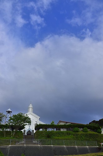 camera sky white church japan landscape island photo nikon cloudy hill nagasaki amateurs d7000