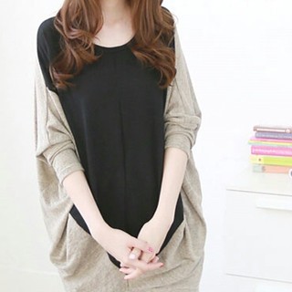  Jual  Baju  Wanita  Korea  Import Long Sleeved Korean  Loose T 