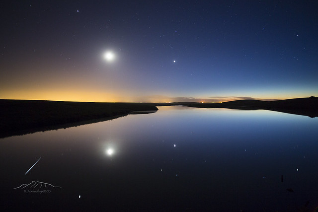 Reflecting Moon, Venus and Jupiter