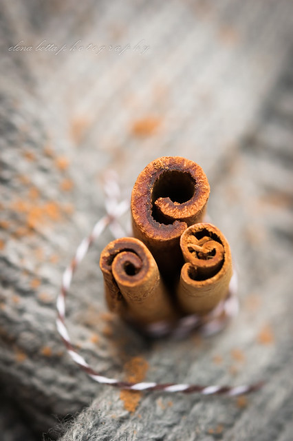 cinnamon sticks, closeup