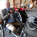 Bill Morris checking out some of the bikes that patrons can borrow from the Athens Library.
Ohio University Alden Library
State Librarian's Visit in September 2014