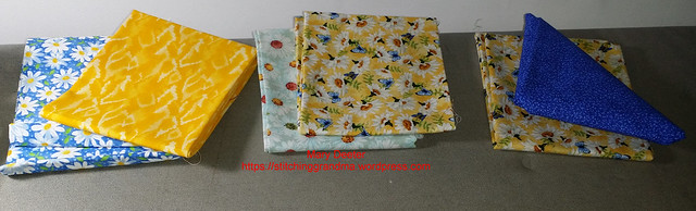 Fat Quarter pairs for Safelight project