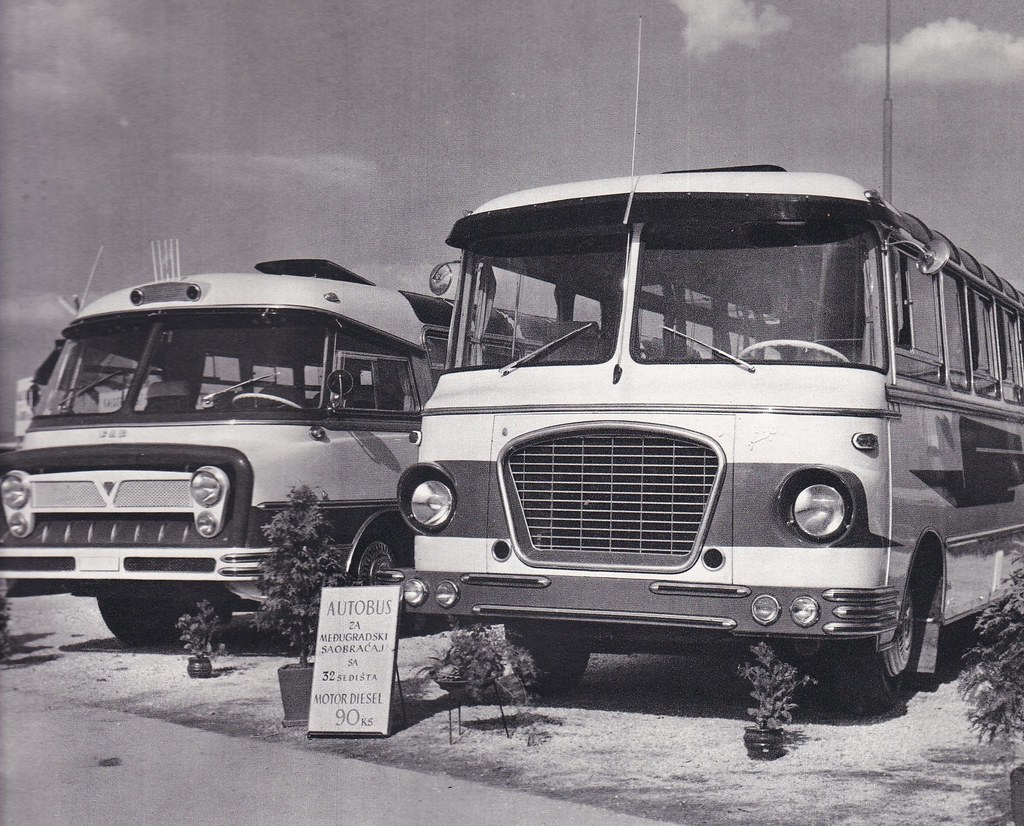 FAP Pionir + FAP Dubrava D5 GT 1961 | Autobus za međugradski… | Flickr