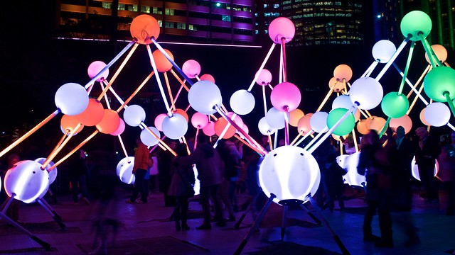 Art installation 'Affinity' Vivid Sydney