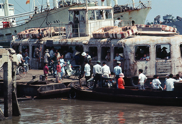 Saigon Mar 1969 - Ferry on Saigon River - by Brian Wickham