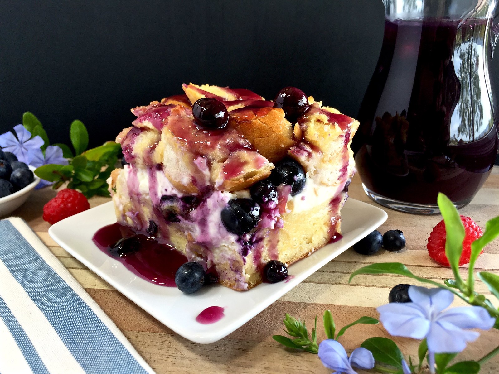 blueberry cream cheese french toast