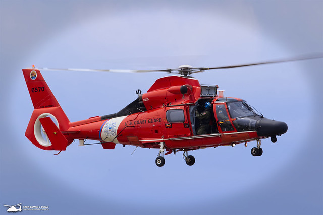 Cliff Ops USCG Air Station LAX  MH-65D Dolphin
