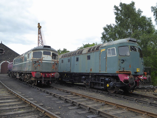 26002 and 26025 at Aviemore, Strathspey Railway