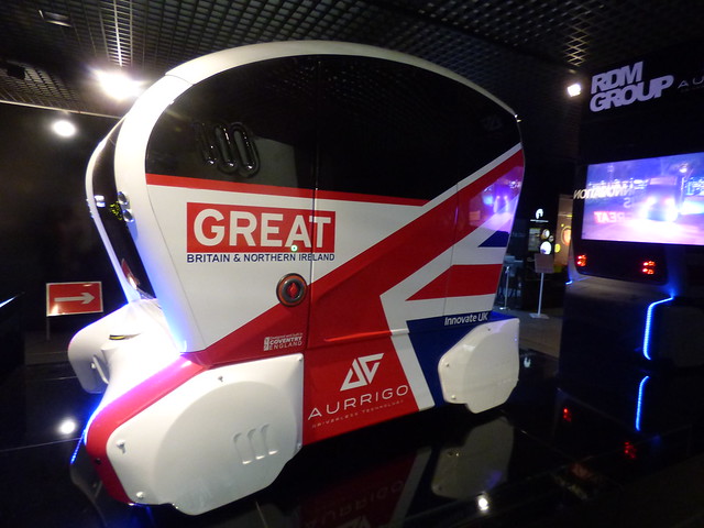 Coventry Transport Museum - Future Technology - Aurrigo Driverless Technology - Podzero