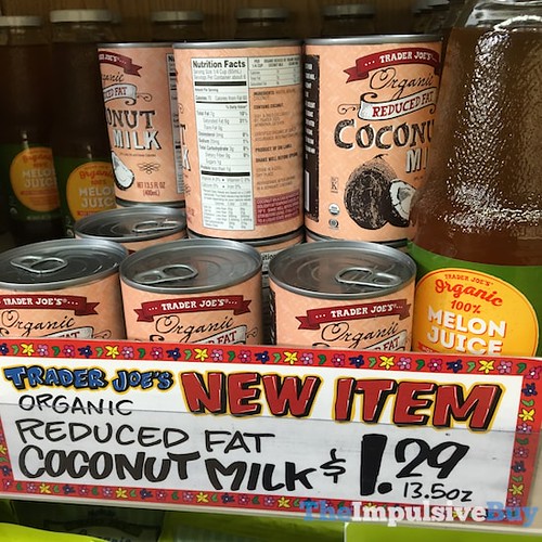 Trader Joe's Organice Reduced Fat Coconut Milk