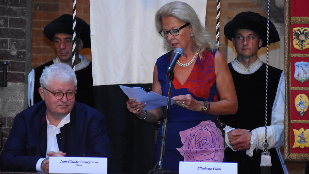 Presentazione del Drappellone