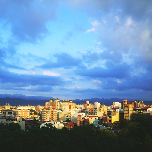 city blue sunset sky cityscape taichung gr ricoh ricohgr