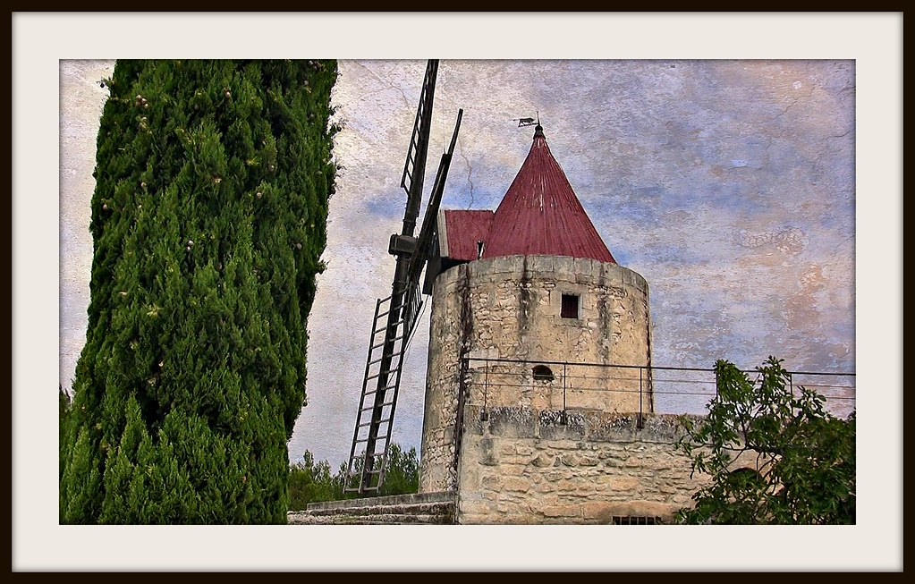 FRANCE - Provence , Moulin de Daudet bei Fontvieille, 12775/5216