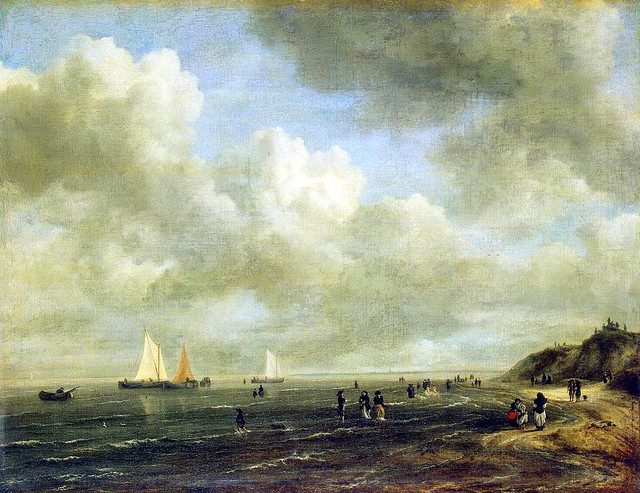 Jacob van Ruisdael - The Hermitage Museum ГЭ-5616. Seashore (late 1660s - early 1670s)