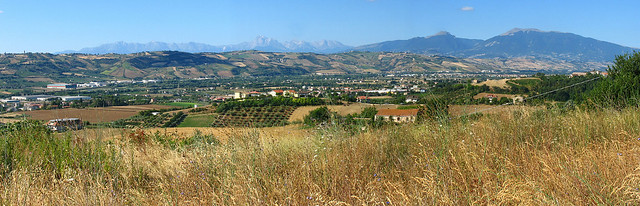 Gran Sasso Chain Apennines Panorama