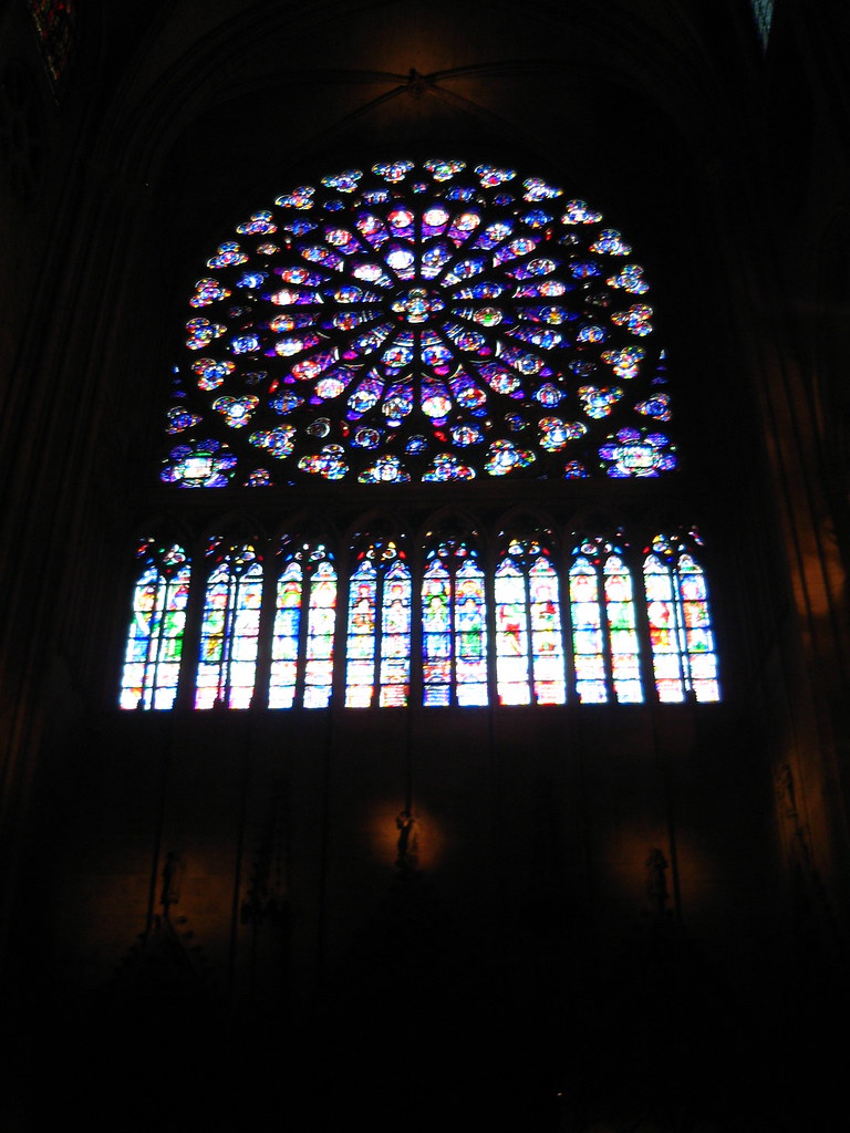 Stained Rose Window