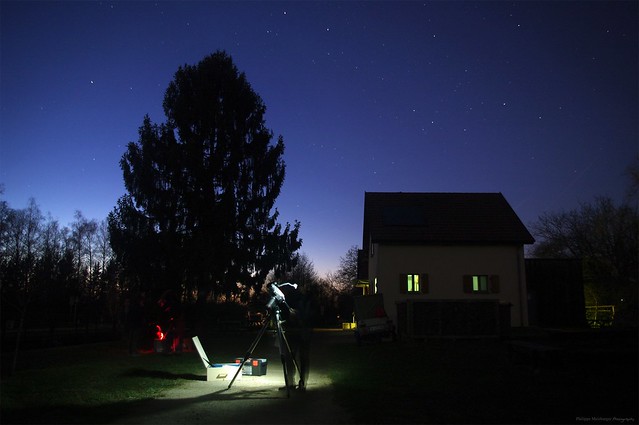 The star party / La soirée d'observation astronomique (23.03.2018)