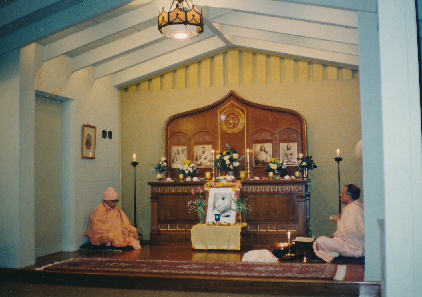 Swami Shraddhananda Swami Prapannananda Swami Brahmananda Puja