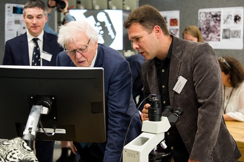 Sir David Attenborough at the KLB opening ceremony at UCL. Photos taken by Kirsten Holst