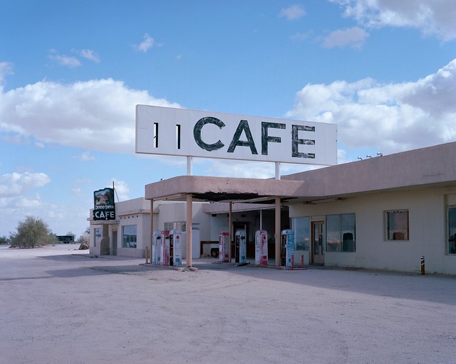 cafe. desert center, ca. 2018.