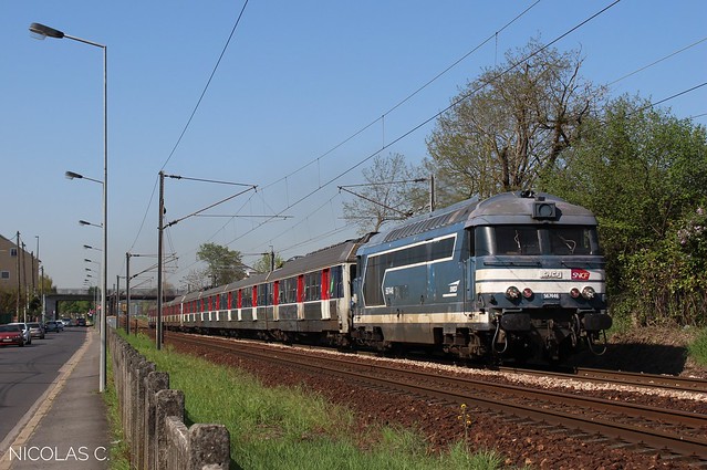 BB(5)67446 + Z6468 + Z6522 - ME100 - Train n°797970 Achères > Culmont-Chalindrey