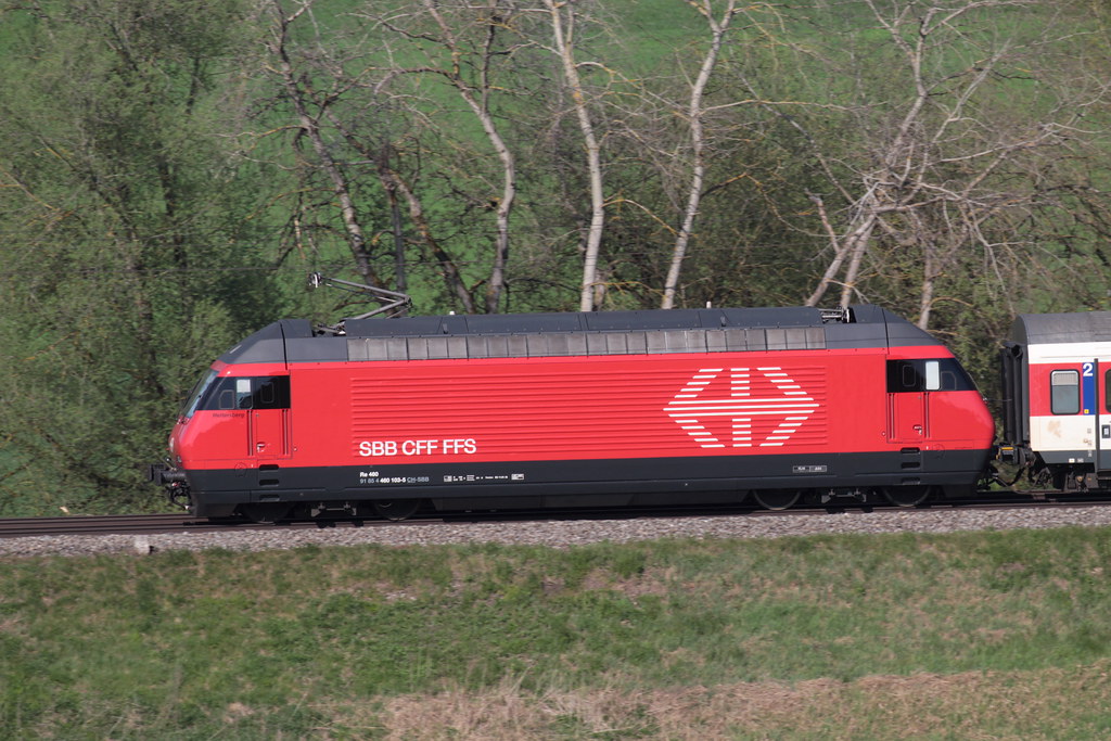 SBB Lokomotive Re 460 103 - 5 mit Taufname Heitersberg im … | Flickr