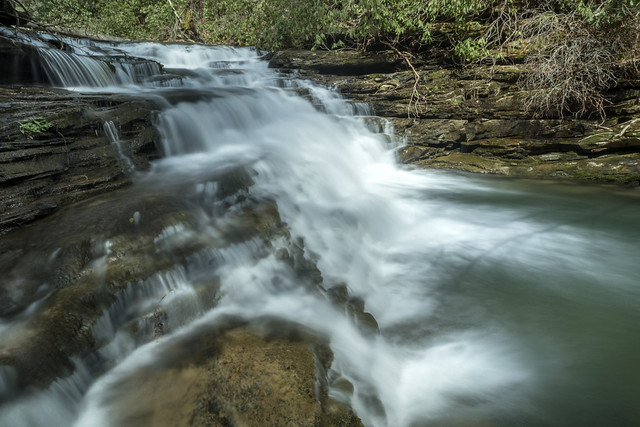 Pocket Creek Falls, Pocket Creek, Chimneys SNA, Marion County, Tennessee 3