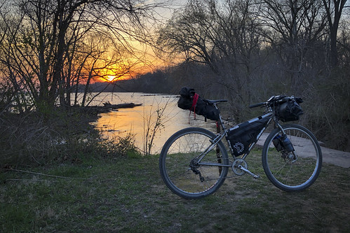 bikepacking horsepen branch co canal towpath camping