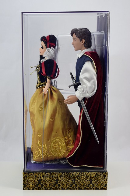 Designer Fairytale Snow White and the Prince Doll Set - #9 of 6000 - Boxed - Slipcover Off - Full Right Side View