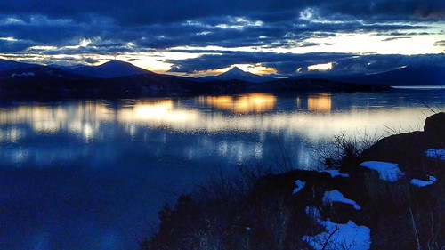 Hiking Hagelstein at Sunset by DaveM1994, 