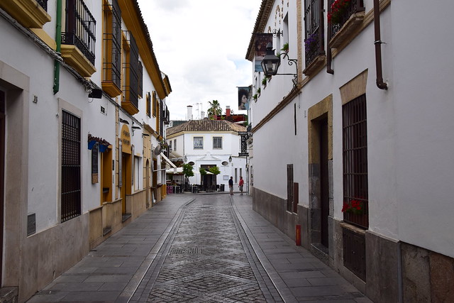 Calle en Córdoba (Andalucía, España, 12-6-2018)