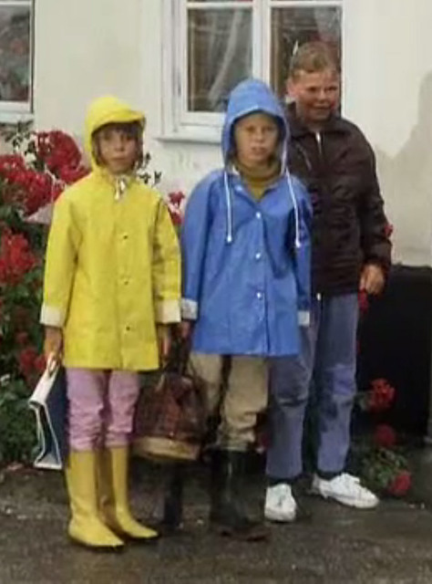 Kids in Rain Wear