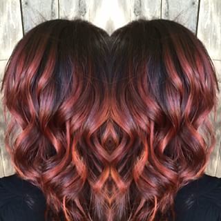Red Balayage & Hair Highlights : red copper balayage - Goo… | Flickr
