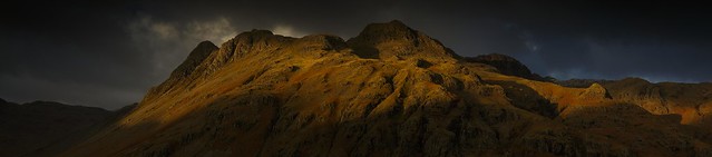 The Langdale Pikes in Stormy Light (Explored)