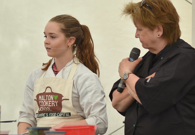 Debbie Raw cooks at Malton Food Lovers Festival 2018 - 11
