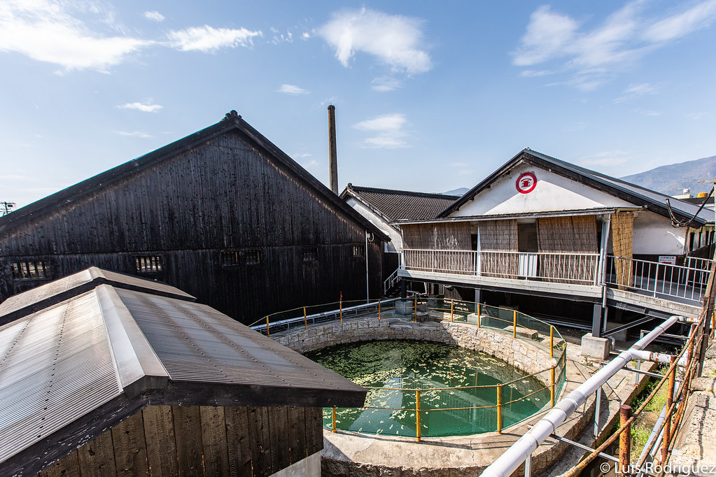Fábrica de salsa de soja Marukin, en Shodoshima