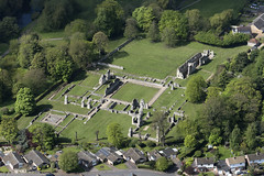 Thetford Priory - aerial image
