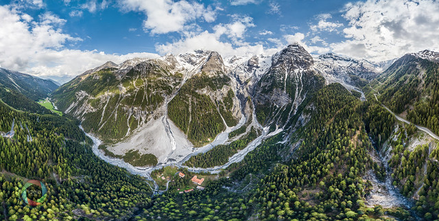 Ortler Alps Stelvio Pass HDR Panorama