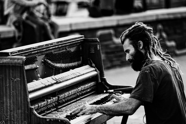 Street pianist