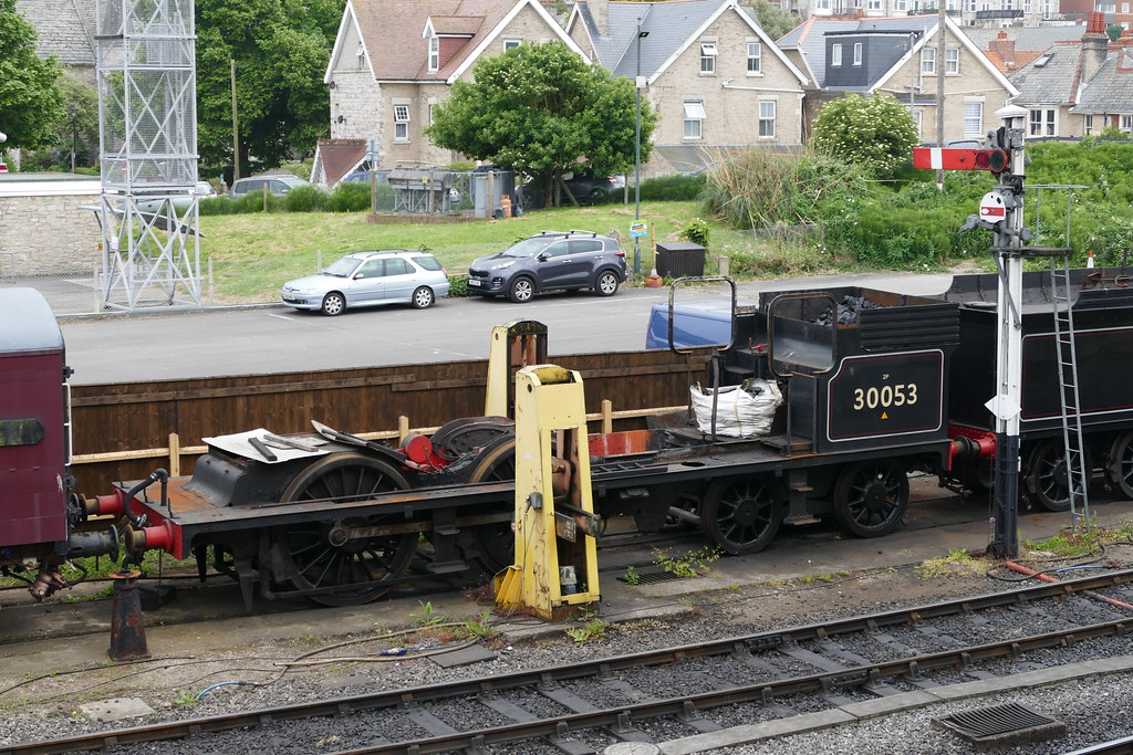 30053 | LSWR 0-4-4 Class M7, Undergoing repair at Swanage. | Bear ...