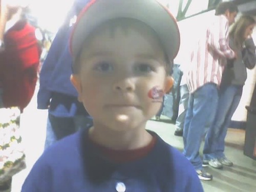 Jesse at the Brave's Game