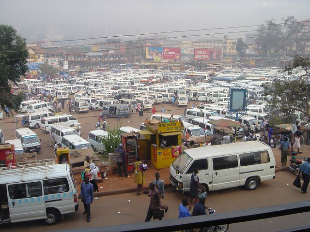 Bus Yard in Uganda