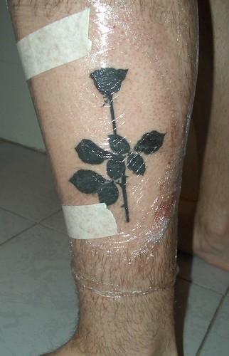 My new tattoo | Depeche Mode VIOLATOR album rose. See: www.f… | Flickr