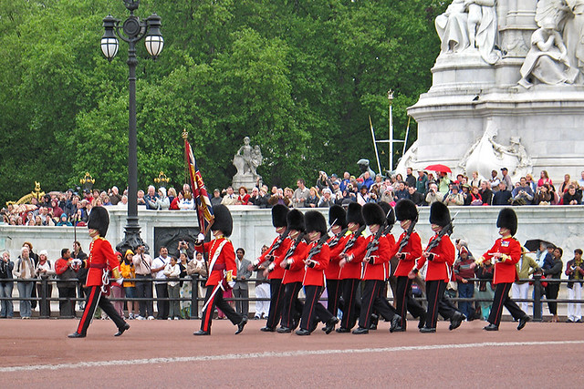 Changing of the guards- Buckingham Palace