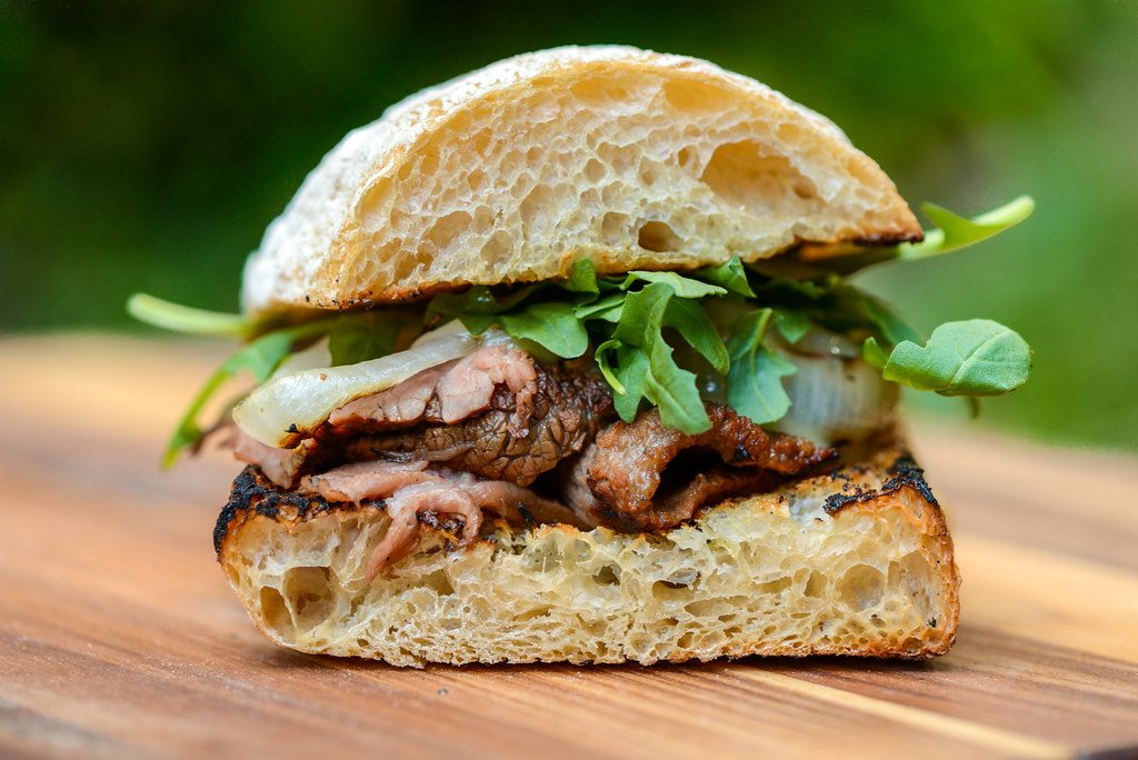 Grilled Flank Steak Sandwich Recipe 