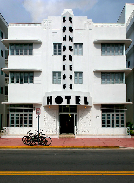 Congress Hotel (1936), 1052 Ocean Drive, South Beach, Miami Beach, Florida