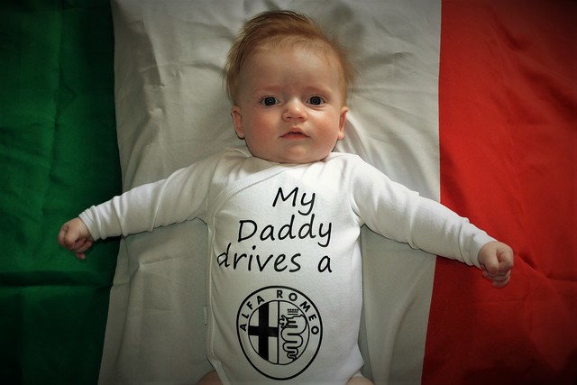 My son...already Alfa Romeo fan