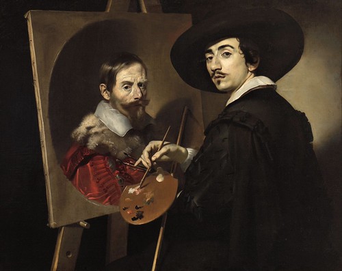 Nicolas Régnier - Self-Portrait with an Easel [c.1620-25]… | Flickr